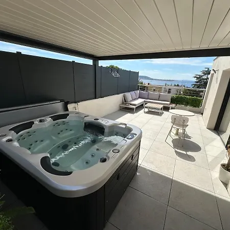 L'hippy Chic Jacuzzi Superbe Vue Etang De Thau 아파트 *