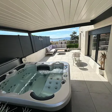 아파트 L'hippy Chic Jacuzzi Superbe Vue Etang De Thau