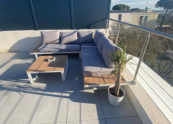 Apartamento L'hippy Chic Jacuzzi Superbe Vue étang De Thau